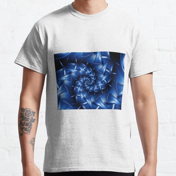 "Electric Blue " Tshirt for Sale by KittyBitty1 Redbubble blue tshirts blue fractal t