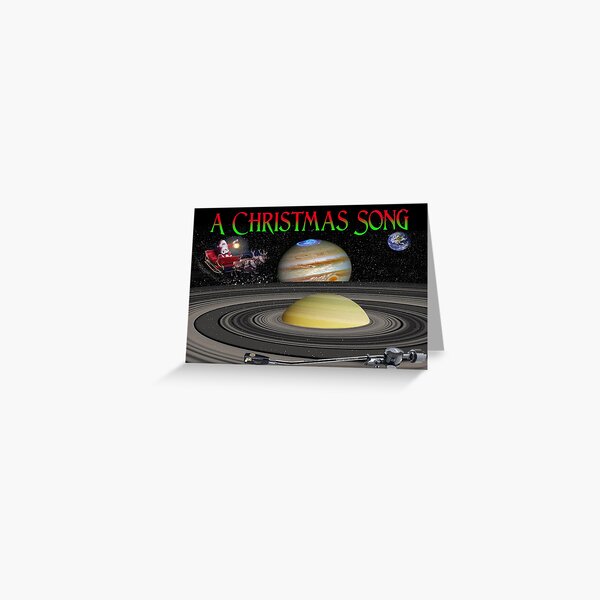 A Christmas Song Greeting Card