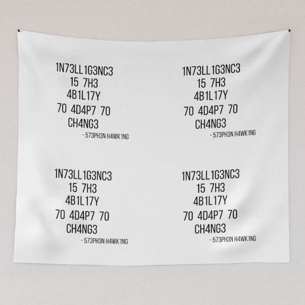 Item preview, Intelligence Quote designed and sold by KeekStudio.