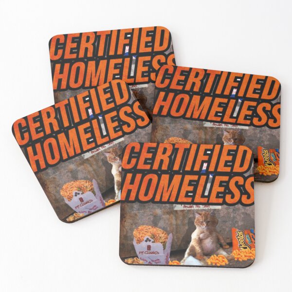 Item preview, Certified Homeless Cat designed and sold by SLCollectibles.
