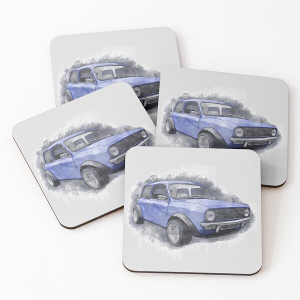 Item preview, Yet Another Classic Mini Watercolour Blue designed and sold by jdm1981.