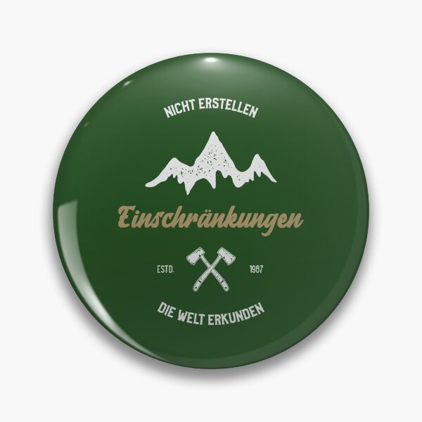 Item preview, Not Create The World | Limitations | German hiking | Black hiking t-shirt designed and sold by Ainbowz-Artwork.