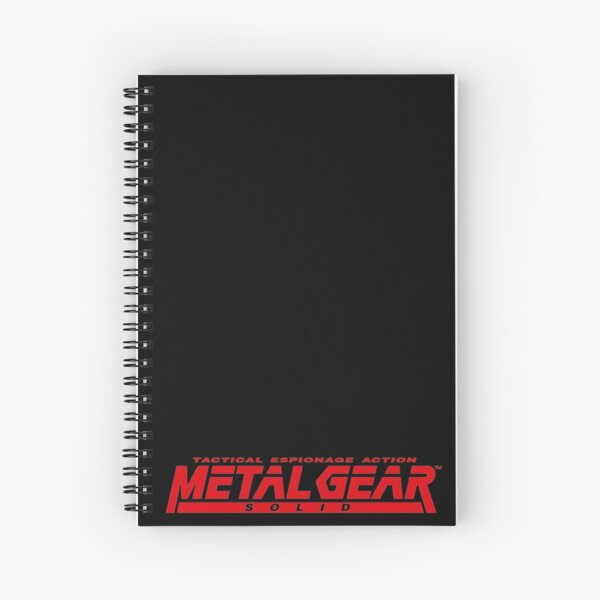Metal Gear Solid Cuaderno de espiral