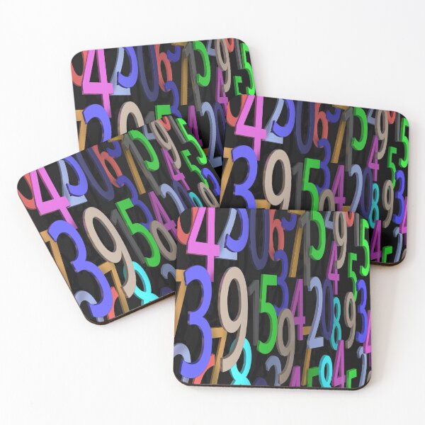 Item preview, vivid color 3D numbers design designed and sold by Rajzone.