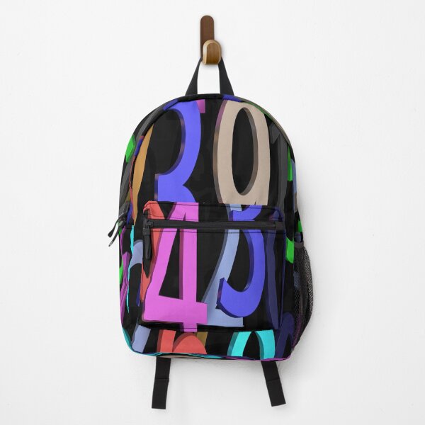 Item preview, vivid color 3D numbers design designed and sold by Rajzone.