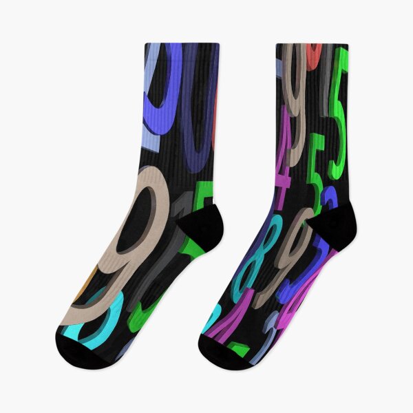 Item preview, vivid color 3D numbers design designed and sold by Rajzone.