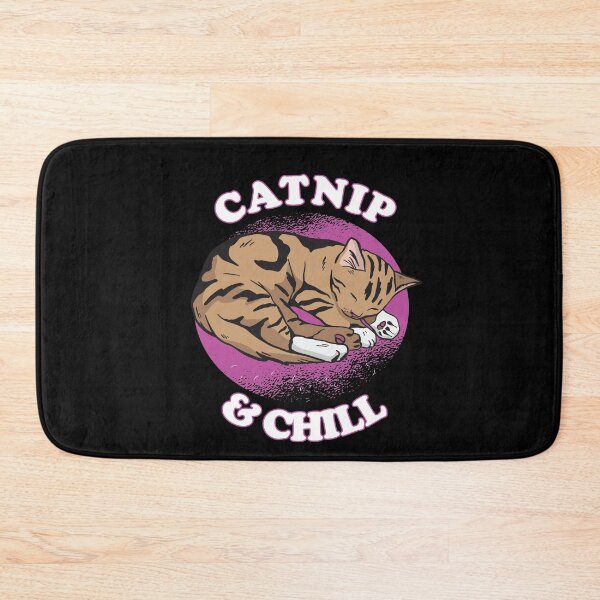 Item preview, Catnip And Chill Cat Kitten Yoga designed and sold by MooonTees.