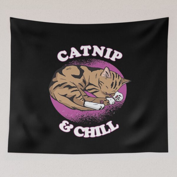 Item preview, Catnip And Chill Cat Kitten Yoga designed and sold by MooonTees.