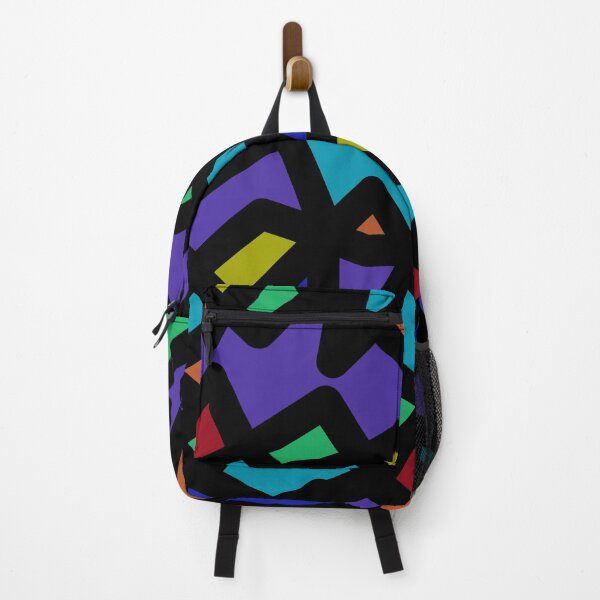 Item preview, Dark Rainbow Geometric Lines and Shapes designed and sold by Whoopsidoodle.
