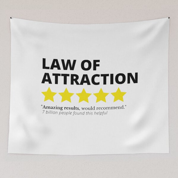 Item preview, Law of Attraction | Review Meme designed and sold by RonVivero.
