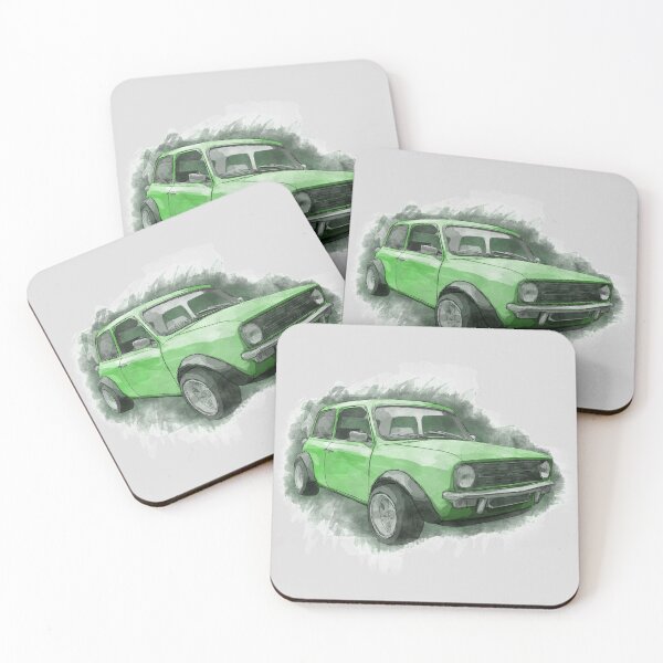 Item preview, Yet Another Classic Mini Watercolour Green designed and sold by jdm1981.
