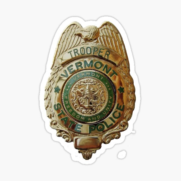 Vermont State Police Sticker