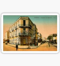 Vintage 1900s Bizerte Tunisia, Avenue de France Sticker