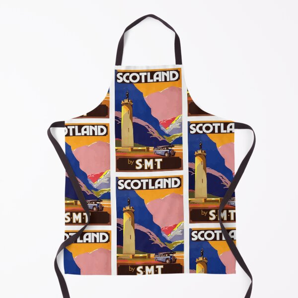 Item preview, Vintage Scotland Travel Poster designed and sold by rhodeyart.