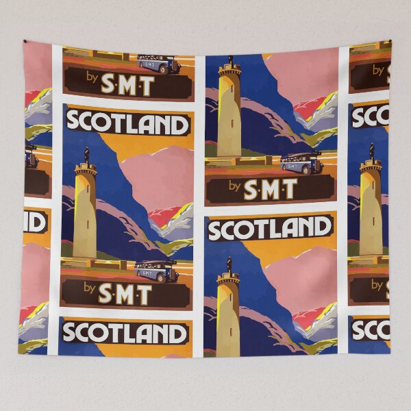 Artikelvorschau, Vintage Schottland Reiseplakat entworfen und verkauft von rhodeyart.