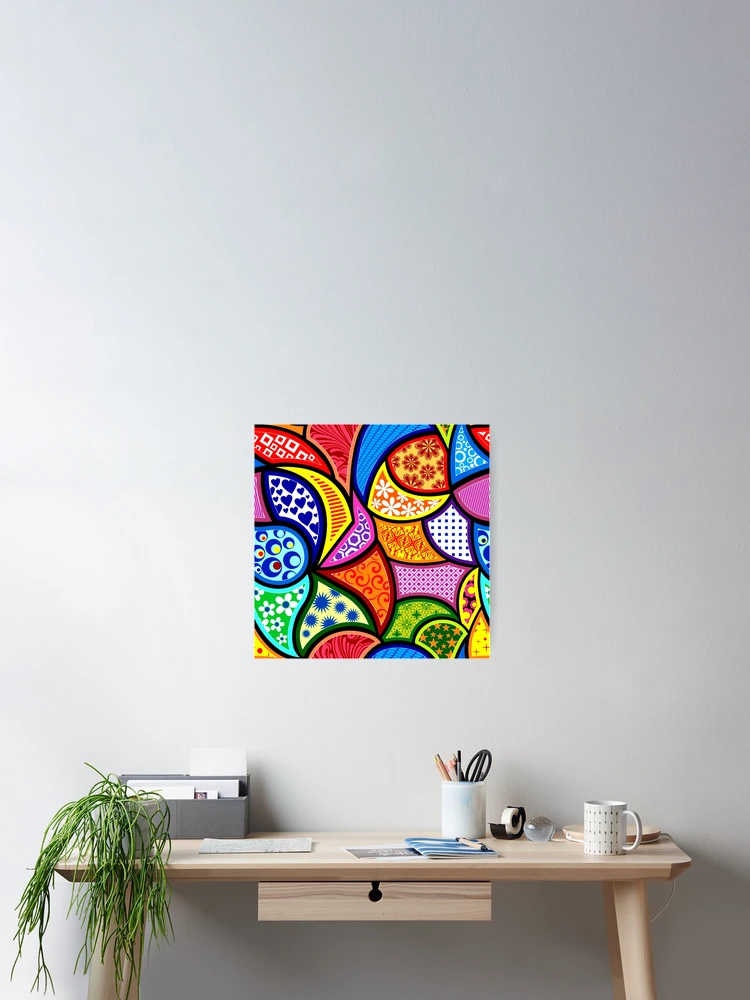 Imagen 2 de 3, Póster con la obra IconoPatrones10, diseñada y vendida por IconPatterns.