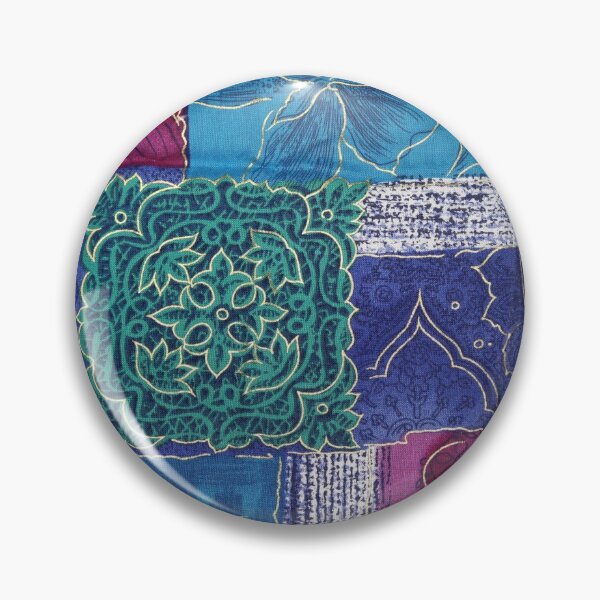 Item preview, Colored floreal patchwork designed and sold by jwebmarket.