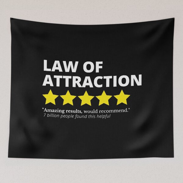 Item preview, Law of Attraction | Review Meme designed and sold by RonVivero.