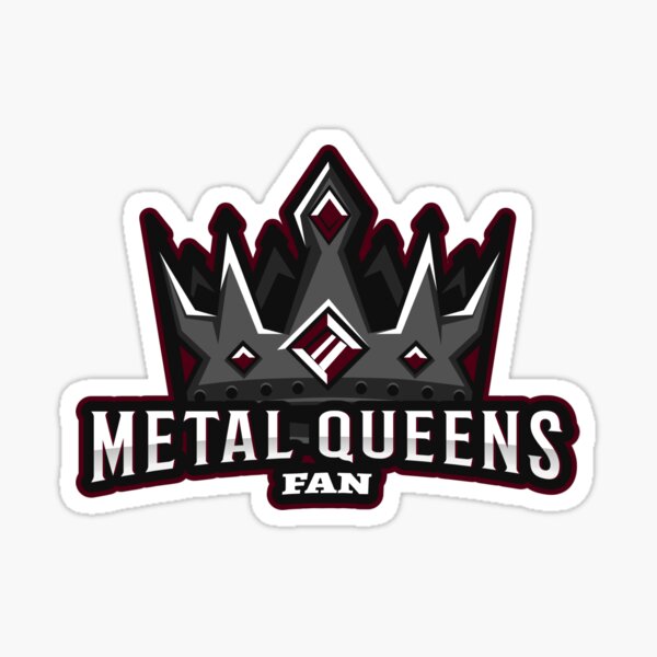Metal Queens Fan Sticker