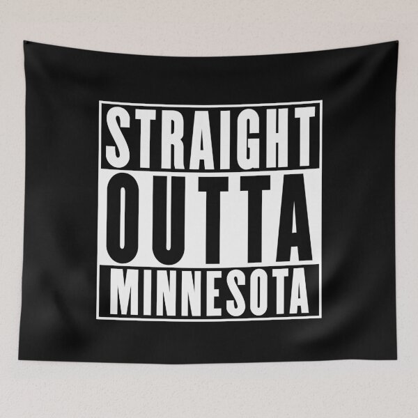 Item preview, Straight Outta Minnesota designed and sold by RandomStuffShop.
