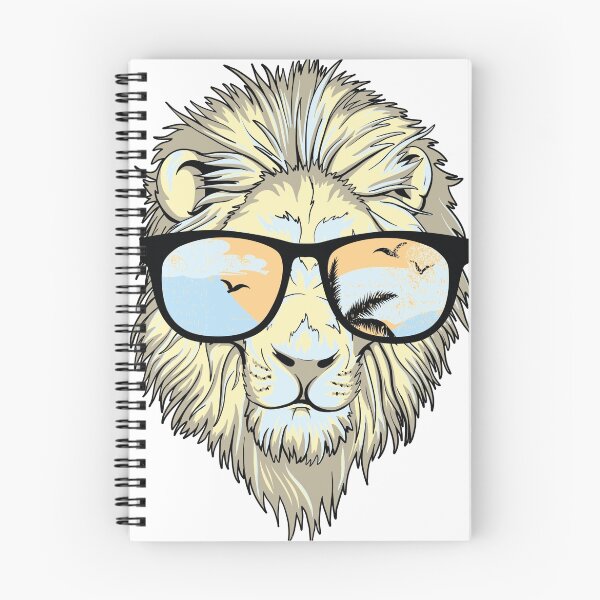 Item preview, KRW Cool Hipster Lion designed and sold by KRW-Designs.