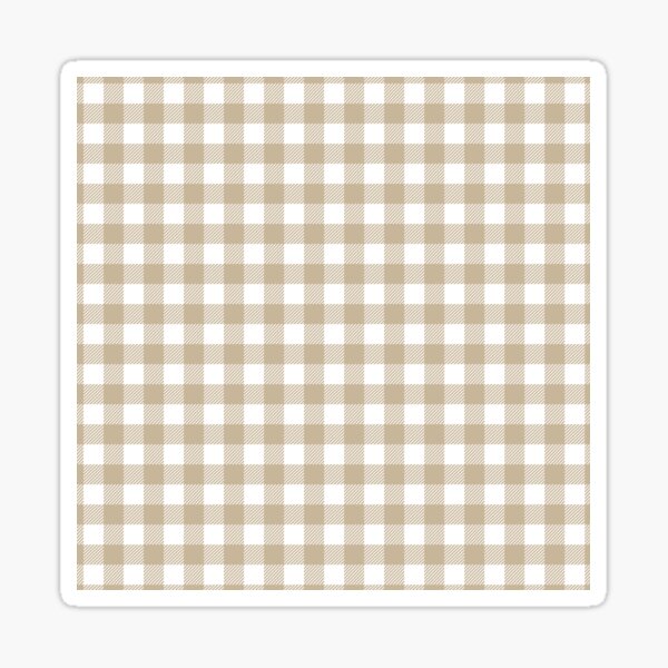 Item preview, Plaid (tan/white) designed and sold by Design Minds Boutique.