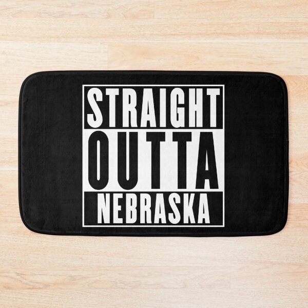 Item preview, Straight Outta Nebraska designed and sold by RandomStuffShop.