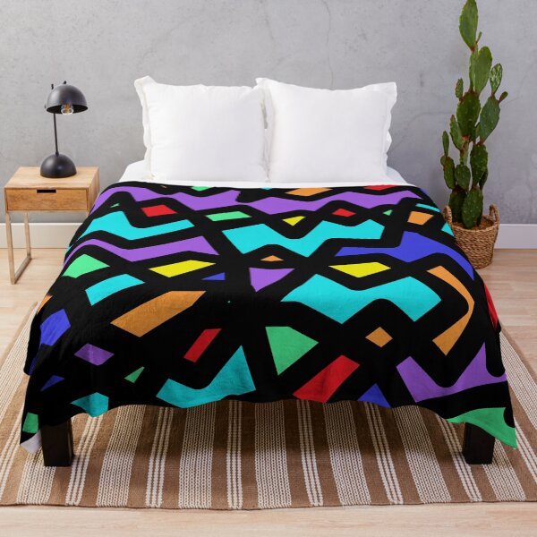 Item preview, Rainbow Geometric Lines and Shapes #2 designed and sold by Whoopsidoodle.