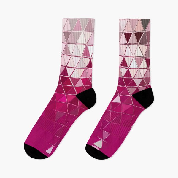 Item preview, Rose and white Geometric Triangles Designs  designed and sold by AYACHI90.