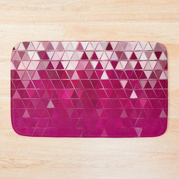 Item preview, Rose and white Geometric Triangles Designs  designed and sold by AYACHI90.