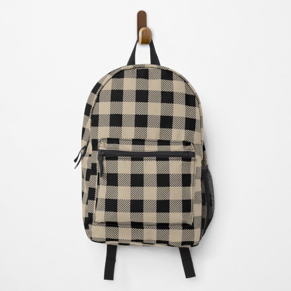 Item preview, Plaid (tan/black) designed and sold by Design Minds Boutique.
