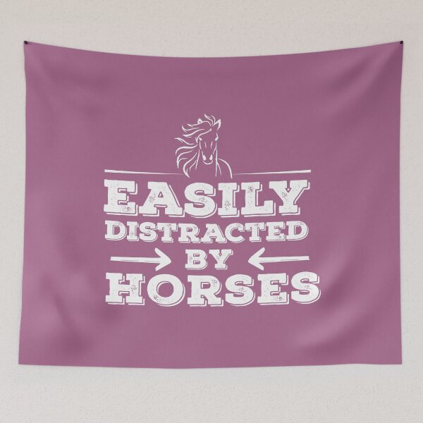 Item preview, Easily Distracted By Horses Funny Horses Lovers designed and sold by alipapi.