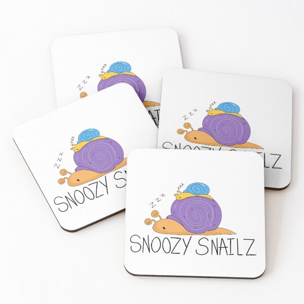 Item preview, Snoozy Snailz designed and sold by DeliriumDoodles.