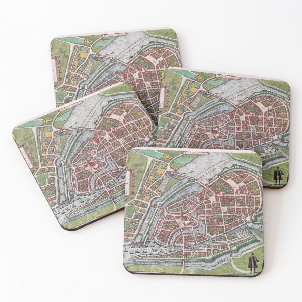Item preview, Hamburg Germany 1600 plan map designed and sold by aapshop.