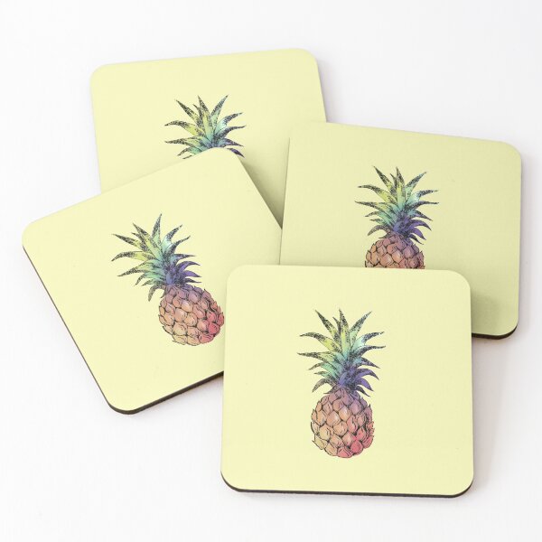 Item preview, Colorful Rainbow Pineapple  designed and sold by Hartsygarden.
