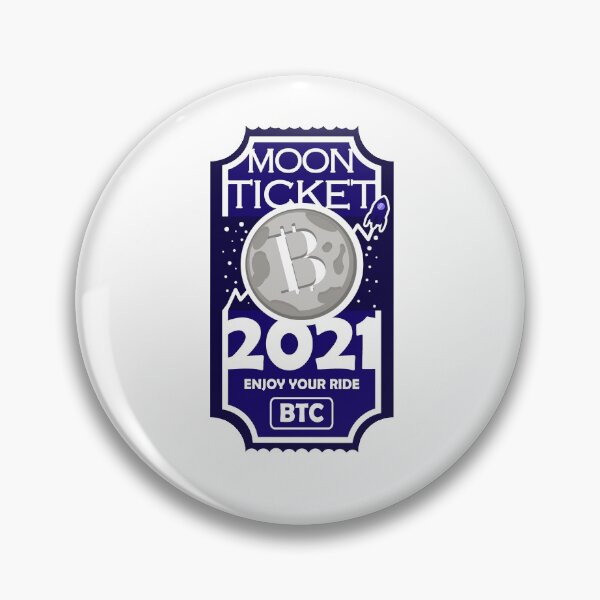 Item preview, Bitcoin 2021 to the moon ticket T-shirt designed and sold by katastrophicus.