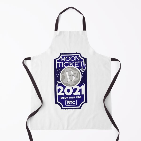 Item preview, Bitcoin 2021 to the moon ticket T-shirt designed and sold by katastrophicus.