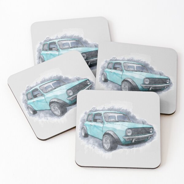 Item preview, Yet Another Classic Mini Watercolour Light Blue designed and sold by jdm1981.