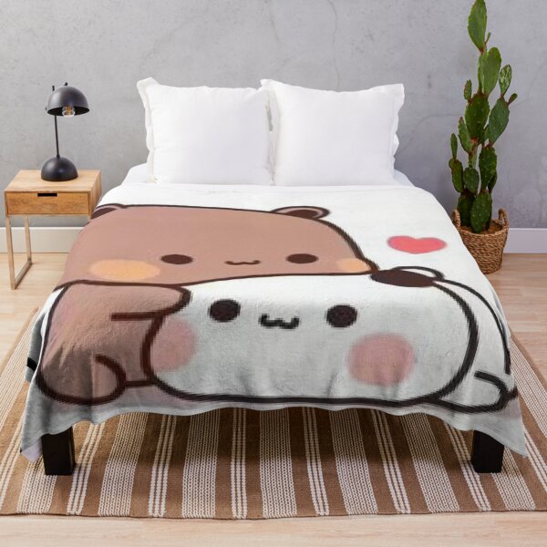 Milk and Mocha Together Throw Blanket