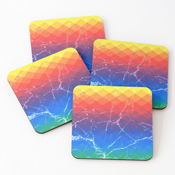 Item preview, Grunge rainbow rhombus designed and sold by AlexGolyakov.