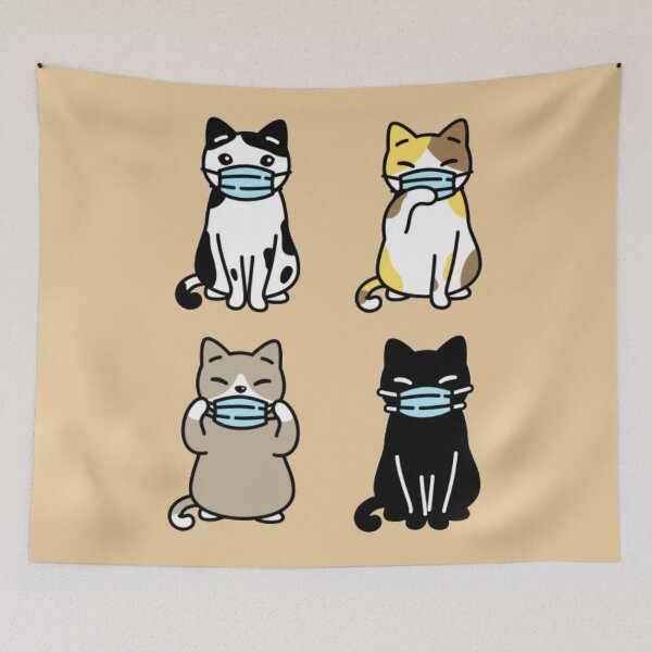 Item preview, Pandemic Cats designed and sold by kawaiistudio.