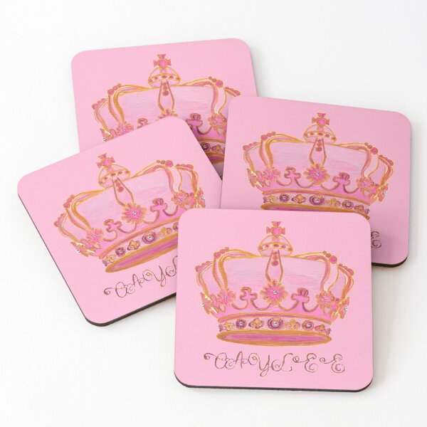 Item preview, Pink Princess Crown Caylee Art By Concetta Ellis designed and sold by concettaellis.