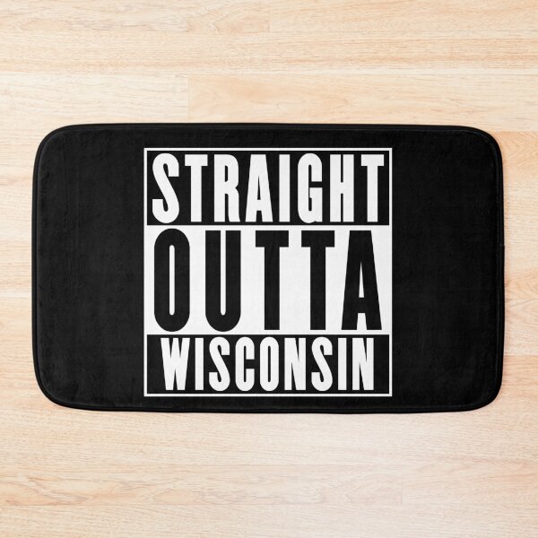 Item preview, Straight Outta Wisconsin designed and sold by RandomStuffShop.
