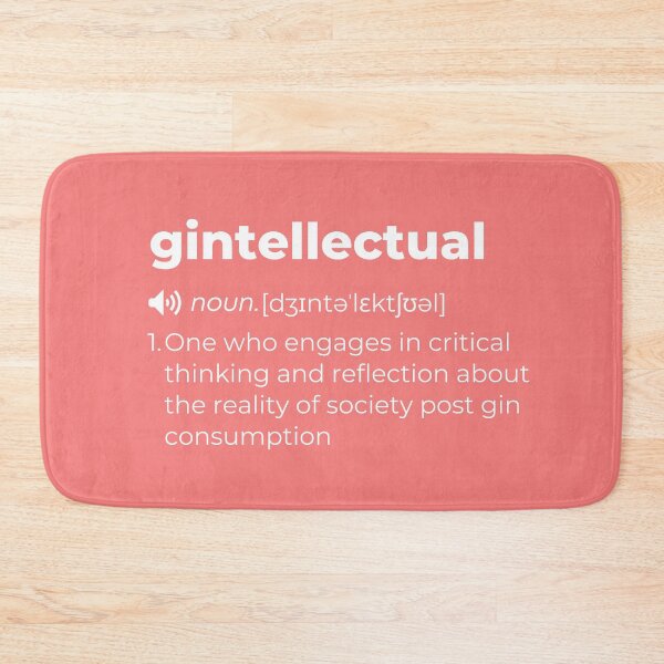 Item preview, Funny Gintellectual Definition - Intellectual Definition designed and sold by WonderWear.