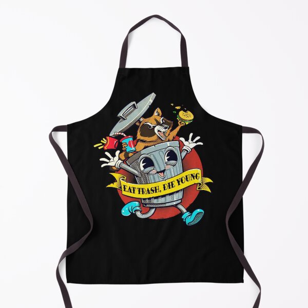 Item preview, Eat trash die young vintage cartoon designed and sold by andremuller.