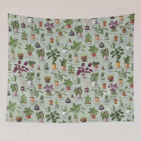 Item preview, Succulents and Potted Plants Pattern designed and sold by Valerie Hamill.