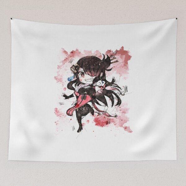 Item preview, Beidou - Chibi - Genshin Impact - Watercolor Sketch designed and sold by Visionyst.