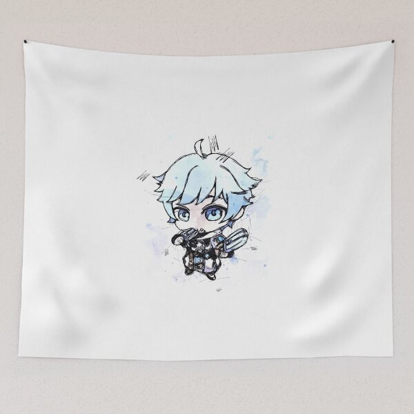 Item preview, Chongyun - Chibi - Genshin Impact - Watercolor Sketch designed and sold by Visionyst.