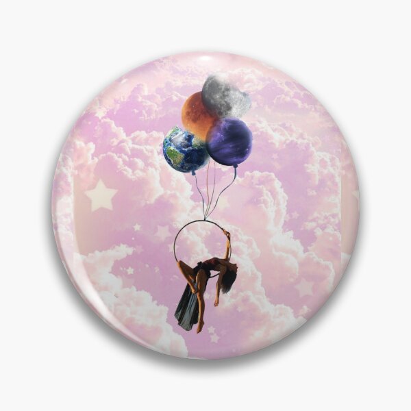 Item preview, Magic Aerialist on Floating Planet Balloons in Pink Galaxy designed and sold by taylluna.