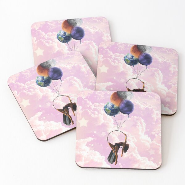 Item preview, Magic Aerialist on Floating Planet Balloons in Pink Galaxy designed and sold by taylluna.